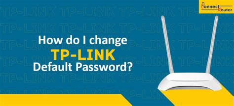 change tp link default password