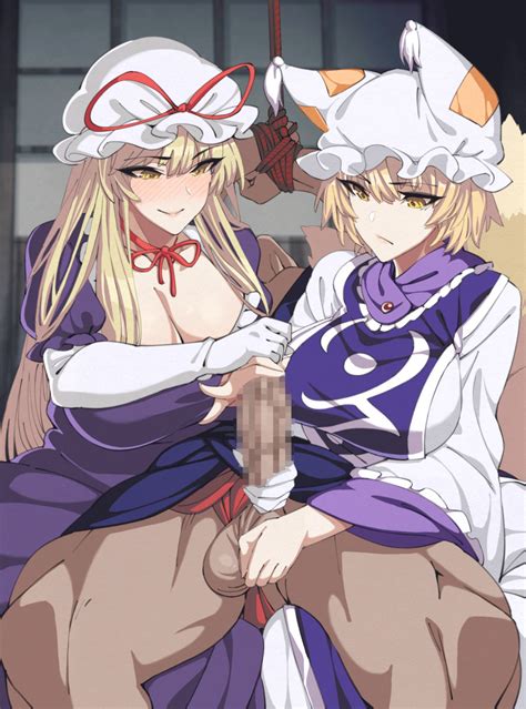 umezawa itte yakumo ran yakumo yukari touhou animated animated