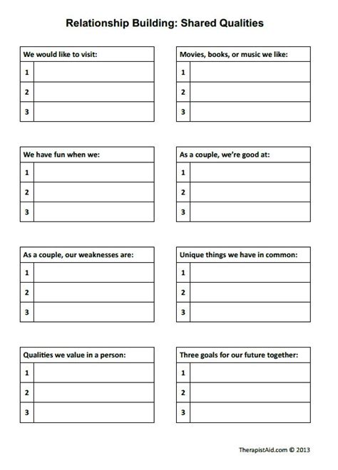 couples therapy worksheets for communication