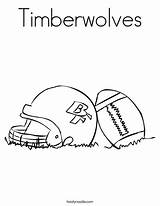 Coloring Timberwolves Football Helmet Favorites Login Add Print sketch template