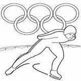 Skater Olympic sketch template