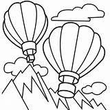Printable Balloons Coloring Popular sketch template