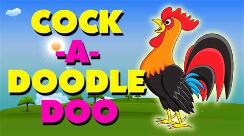 cock a doodle doo english nursery rhyme with lyrics