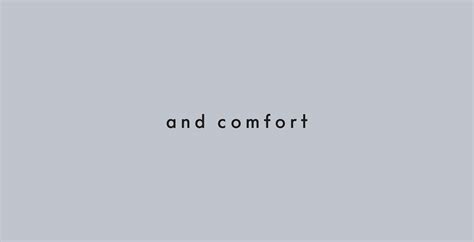 comfort  behance