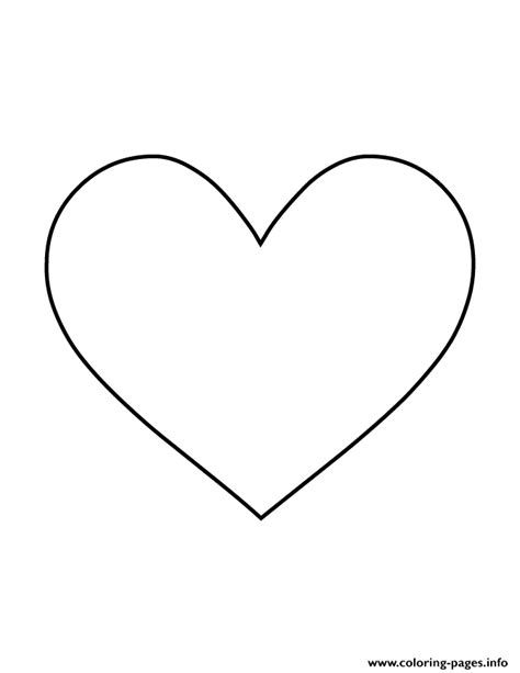 heart shape colouring coloring page printable