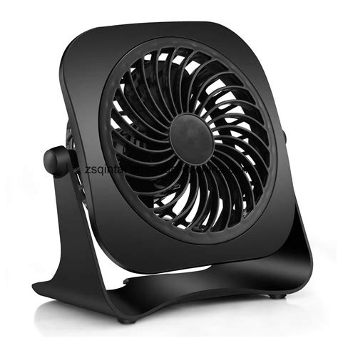 mini desk fan  speeds  noise usb powered deg     ft cable powerful usb fan