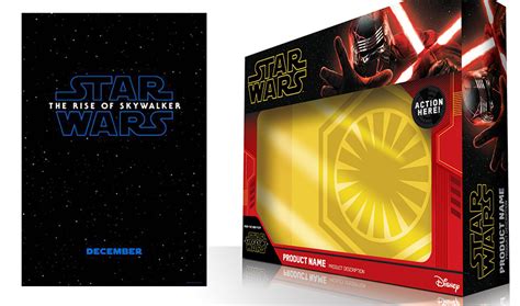 disney lucasfilm reveal title  product packaging