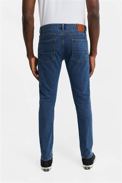heren slim fit jeans met comfort stretch   fashion