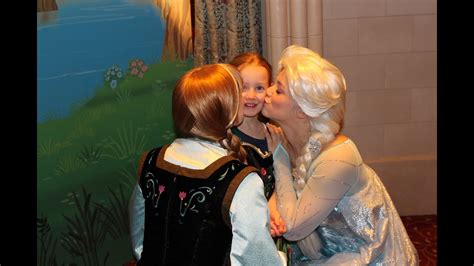 Frozen Anna And Elsa Meet And Greet Euro Disney