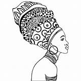 Afro Africanas Afrique Coloriage Colorir Africain Africana Africano Deborah Keeton Turban Desenhos áfrica Negra Motifs Dibujo Africains Africane Afroamericano Stacked sketch template