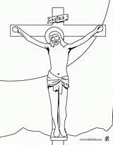 Coloring Jesus Cross Pages Popular sketch template