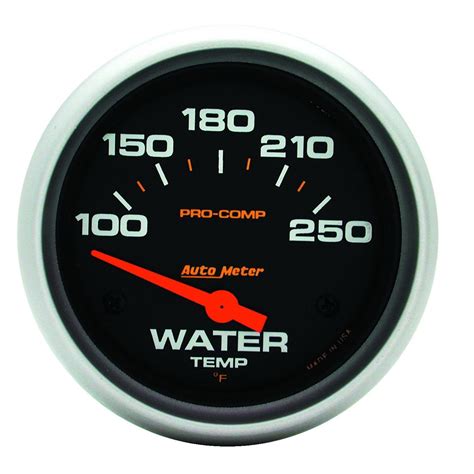 autometer pro comp water temp gauge