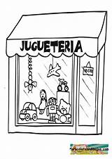 Jugueteria Dibujo Juguetes sketch template