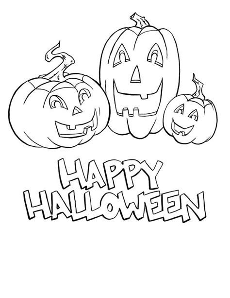 halloween coloring pages happy halloween coloring pages