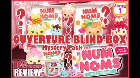 num noms ouverture mystery pack blind box series  youtube