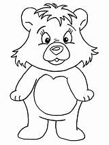 Bear Coloring Pages Bears Coloringpages1001 Teddy Book Cute Animals sketch template