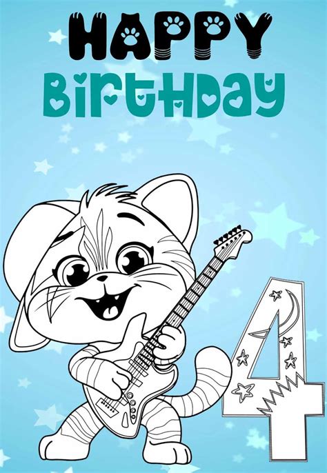 wonderful  birthday coloring pages cards printbirthdaycards