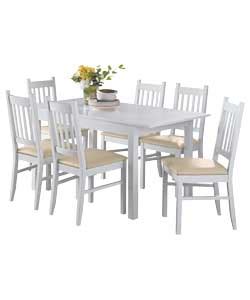 cucina  white dining table   chairs review compare prices