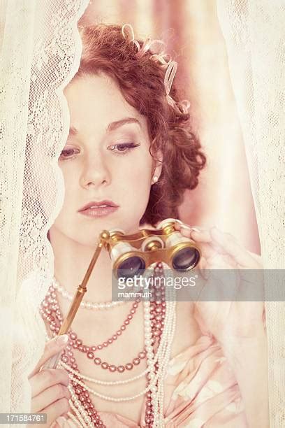 Woman Opera Glasses Photos And Premium High Res Pictures Getty Images