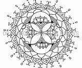 Coloring Oracle Improvise Mandala Pages sketch template