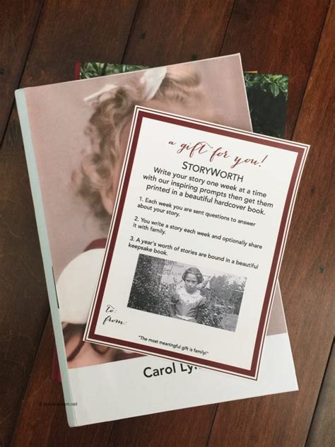 storyworth printable gift card  personal   ctheidearoomnet