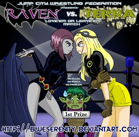 raven vs terra teen titans fan art 11830864 fanpop page 3