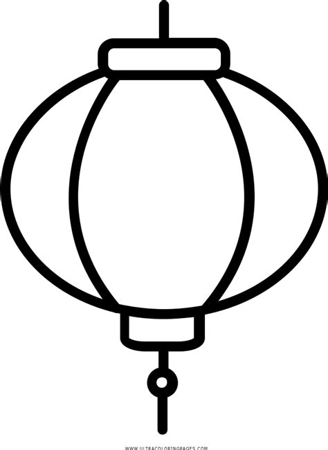 chinese lantern coloring page chinese lantern  colour clipart