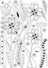 Coloring Flower Tea Printable Ausdruckbares Freebie Meinlilapark sketch template