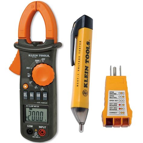 klein tools  piece electricians kit clvp  home depot