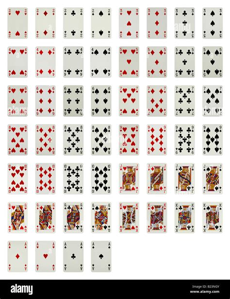 full deck   cards stock photo alamy