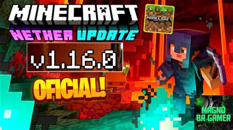 Nova Atualização Do Minecraft Pe Mcpe 1 16 Oficial Youtube