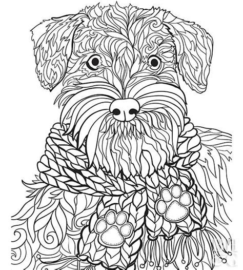 dog colouring sheets  adults richard fernandezs coloring pages