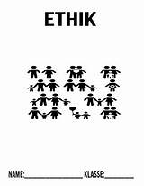 Ethik Deckblatt Familie Deckblaetter Deckblätter Klasse sketch template