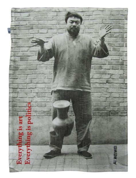 Ai Weiwei Dropping A Han Dynasty Urn Tea Towel For