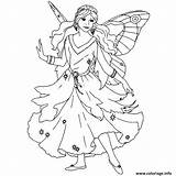 Fee Elfes Fairies Clochette Colorare sketch template
