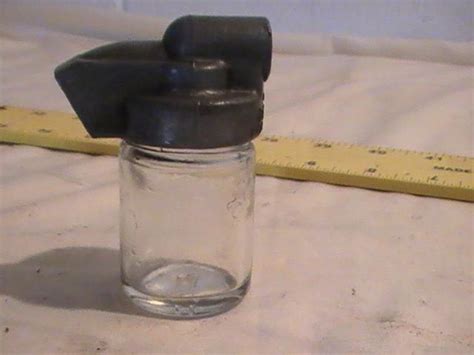 sell vintage zenith glass fuel filter sediment bowl