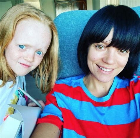 lily allen shares snap of daughter marnie before starting homeschool