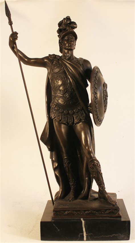 bronze statue bronze roman soldier xins art refbrz
