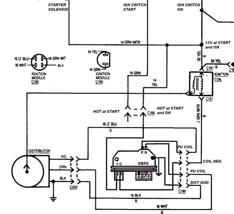 schematic gm hei distributor wiring diagram