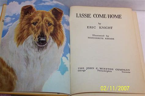 Lassie Come Home By Eric Knight First Edition 1943