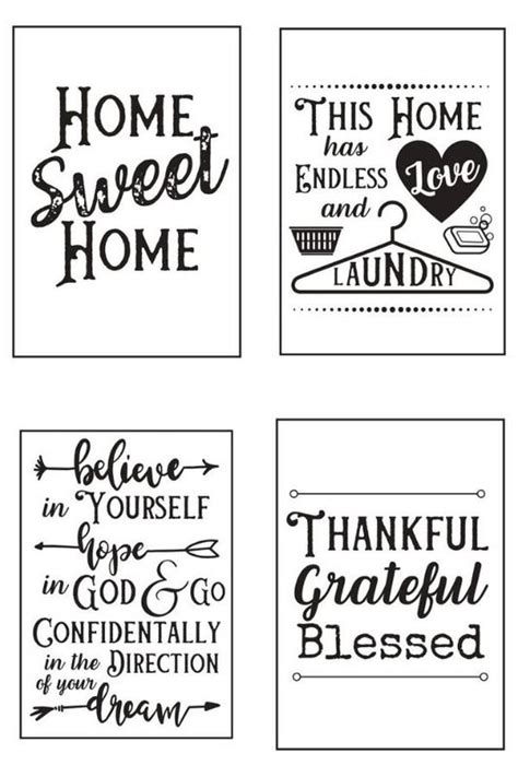 farmhouse quotes  printables laludemare