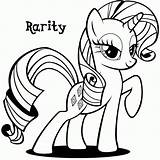 Unicorn Rarity Pony sketch template