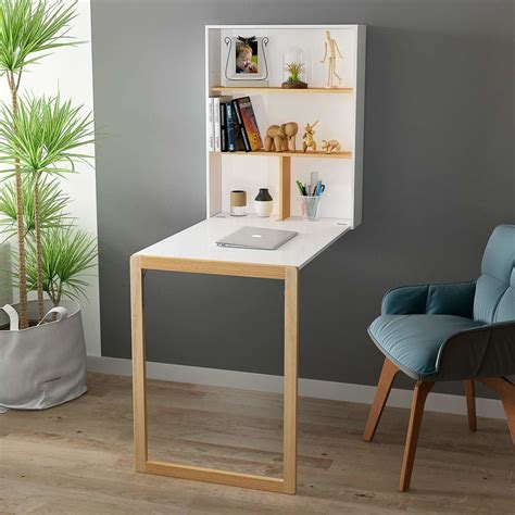 wall mounted folding desks  apartment therapy