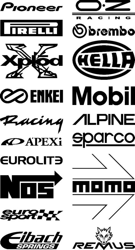 logos tuning  autos vector generousmodels