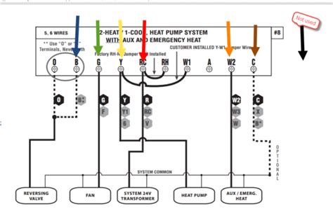 heat pump wiring thermostat