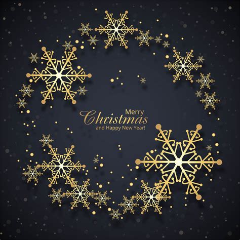 beautiful merry christmas card  snowflake background  vector art  vecteezy