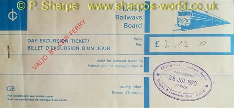 ticket day trip  france  dover  sharpos blog