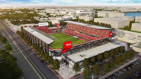 dc united tweaks stadium design soccer stadium digest