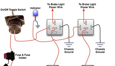 brake lights diagram trailer wiring diagram lights brakes routing