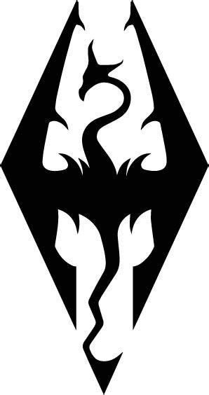 skyrim imperial symbol logo vinyl decal  dressxpress  etsy